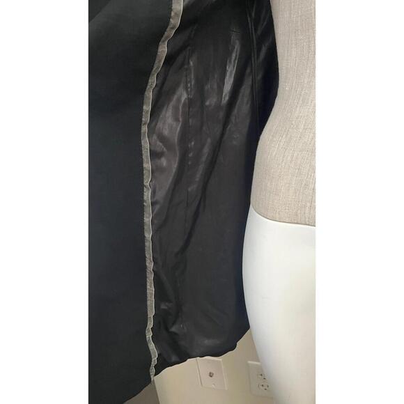 RUDSAK LEATHER AVANT GARDE ASYMMETRICAL LEATHER WOOL JACKET - Picture 10 of 15